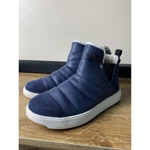 Stio Boots Womans Size 7 Blue Colter Ankle Leather Suede Winter Outdoor